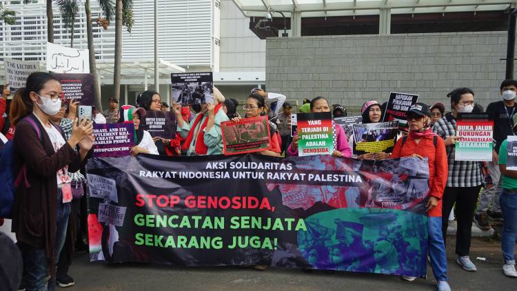 Aksi Solidaritas Rakyat Indonesia untuk Palestina: Tuntut Responsitibility to Protect dari Amerika Serikat
