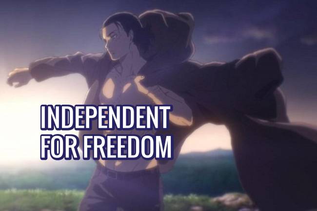 Eren Yeager: Menjadi Independen untuk Memperjuangkan Kebebasan