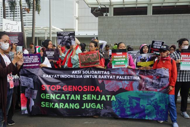 Aksi Solidaritas Rakyat Indonesia untuk Palestina: Tuntut Responsitibility to Protect dari Amerika Serikat